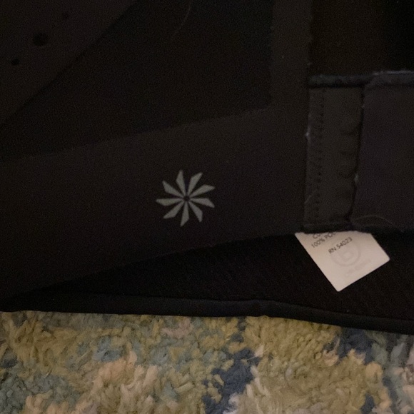 Athleta-34 DD- black shorts bra - Picture 4 of 8